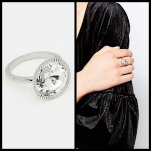 💕TED BAKER💕 Rada Rivoli Crystal Ring S/M
